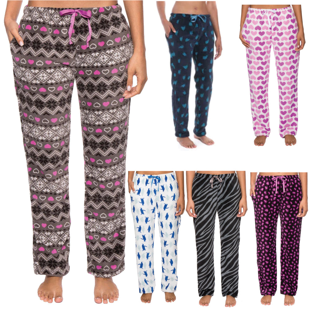 Women's Coral Fleece Plush Lounge Pants - Bulk Lot – Preston Outlet Store