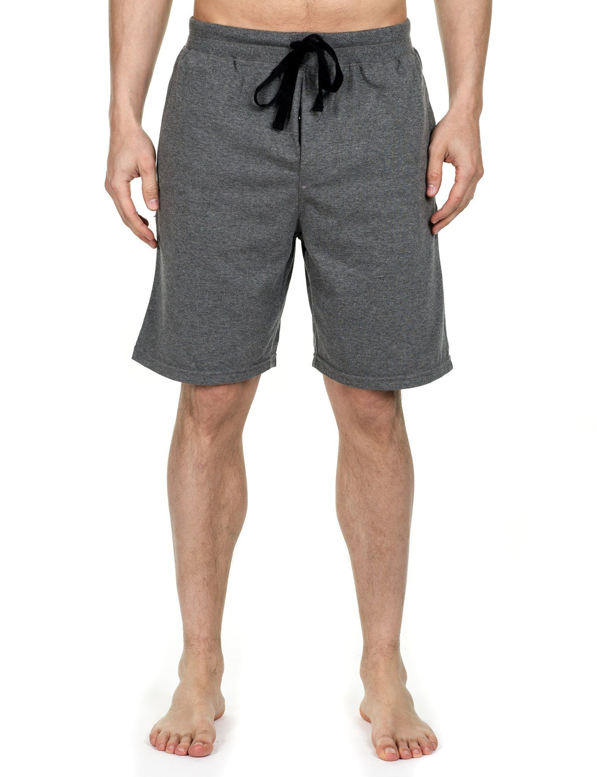 Men's Premium Knit Lounge/Sleep Shorts - Charcoal