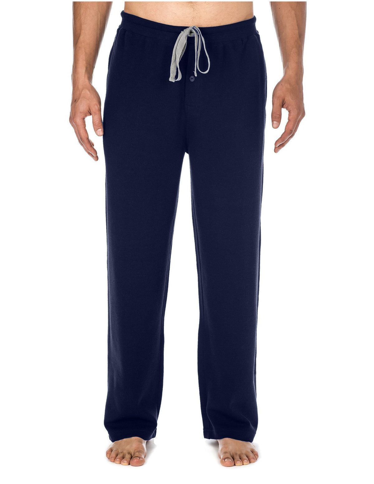 Men's Waffle Knit Thermal Lounge Pant - Dark Blue