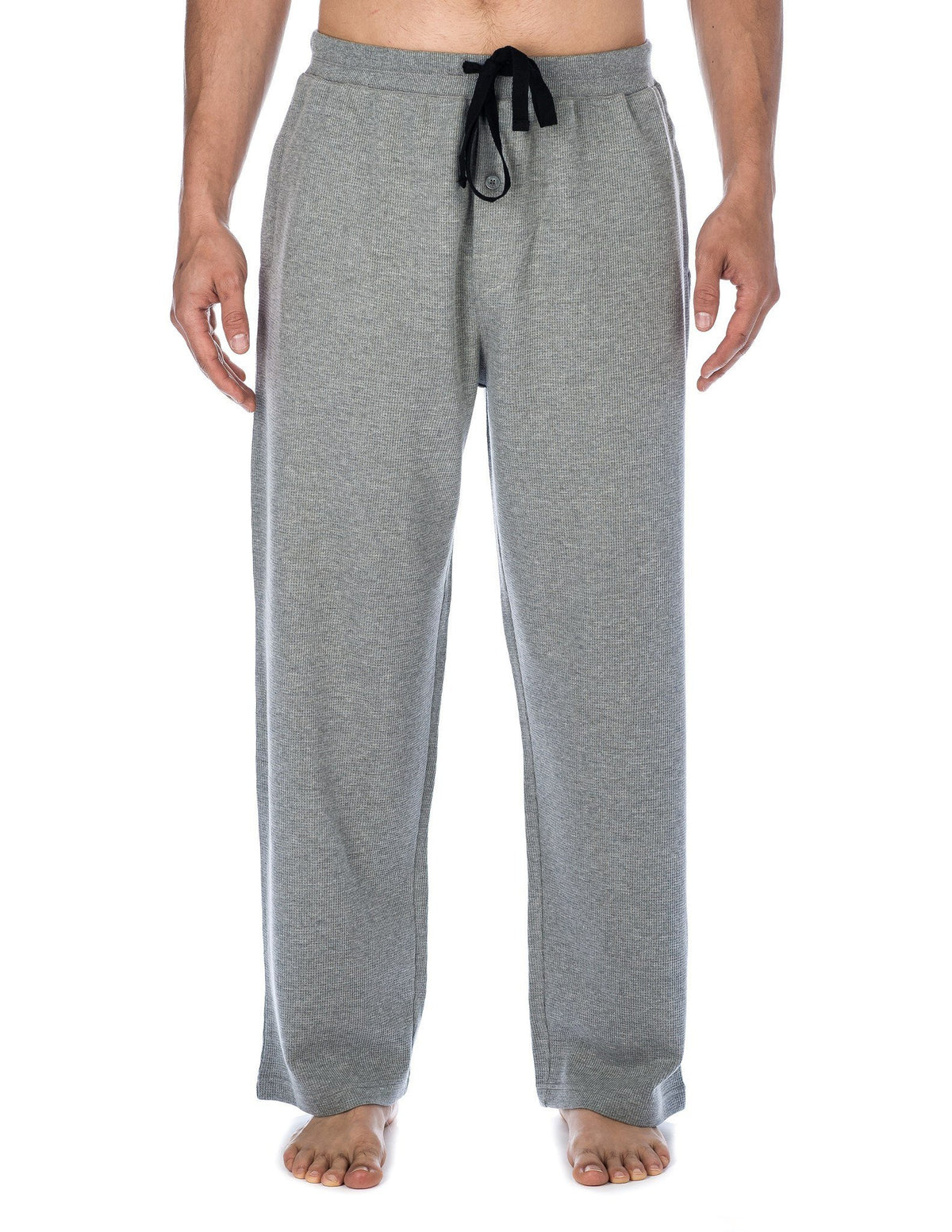 Men's Waffle Knit Thermal Lounge Pant - Heather Grey