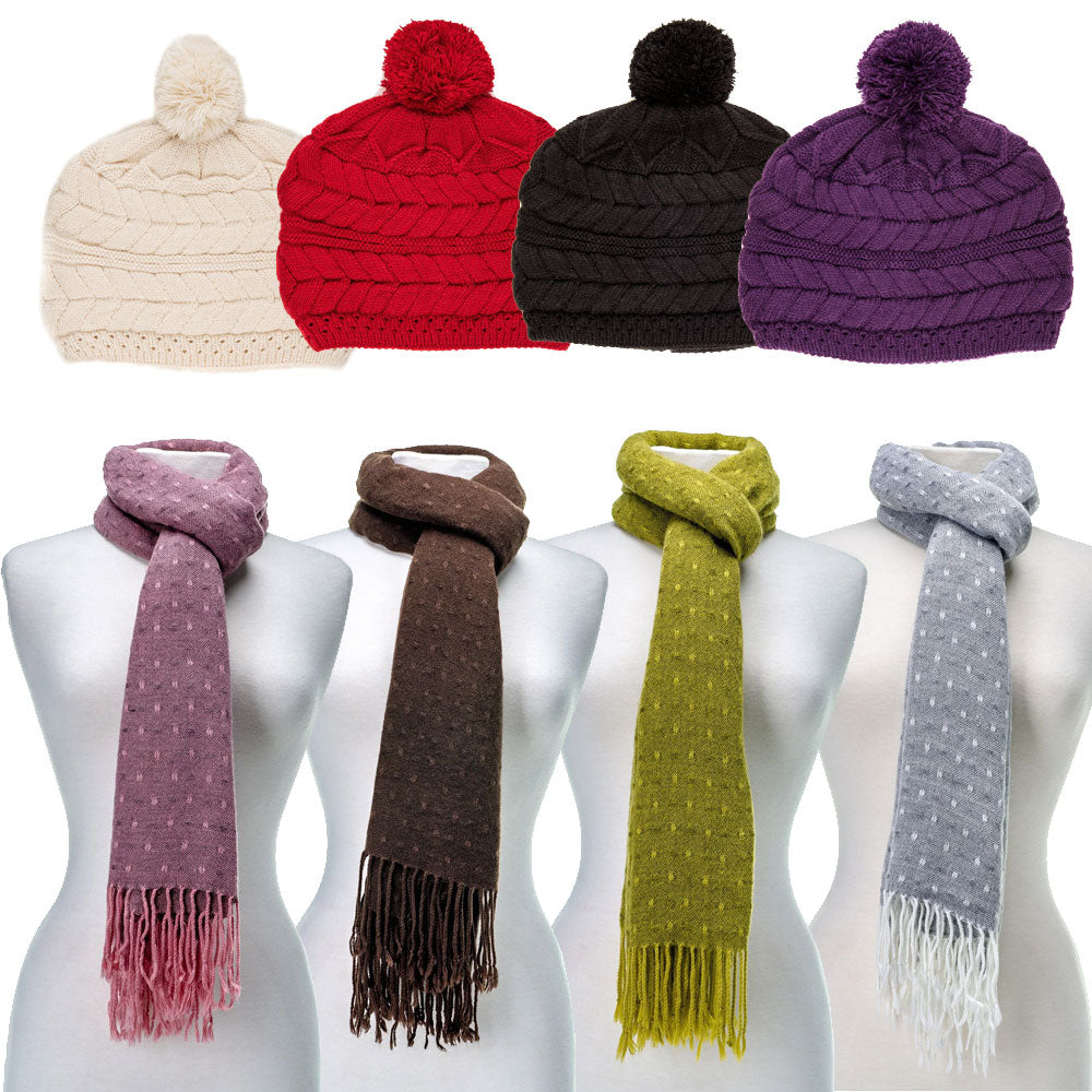 Liquidation Pallets - 500 Pieces of Women's Scarves and Cold Weather Accessories