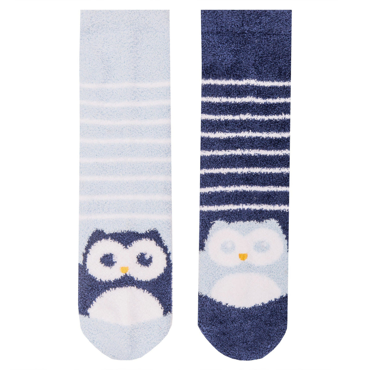 Women's Soft Anti-Skid Micro-Plush Winter Crew Socks - Set A6 - Owl [Gift Packaged]