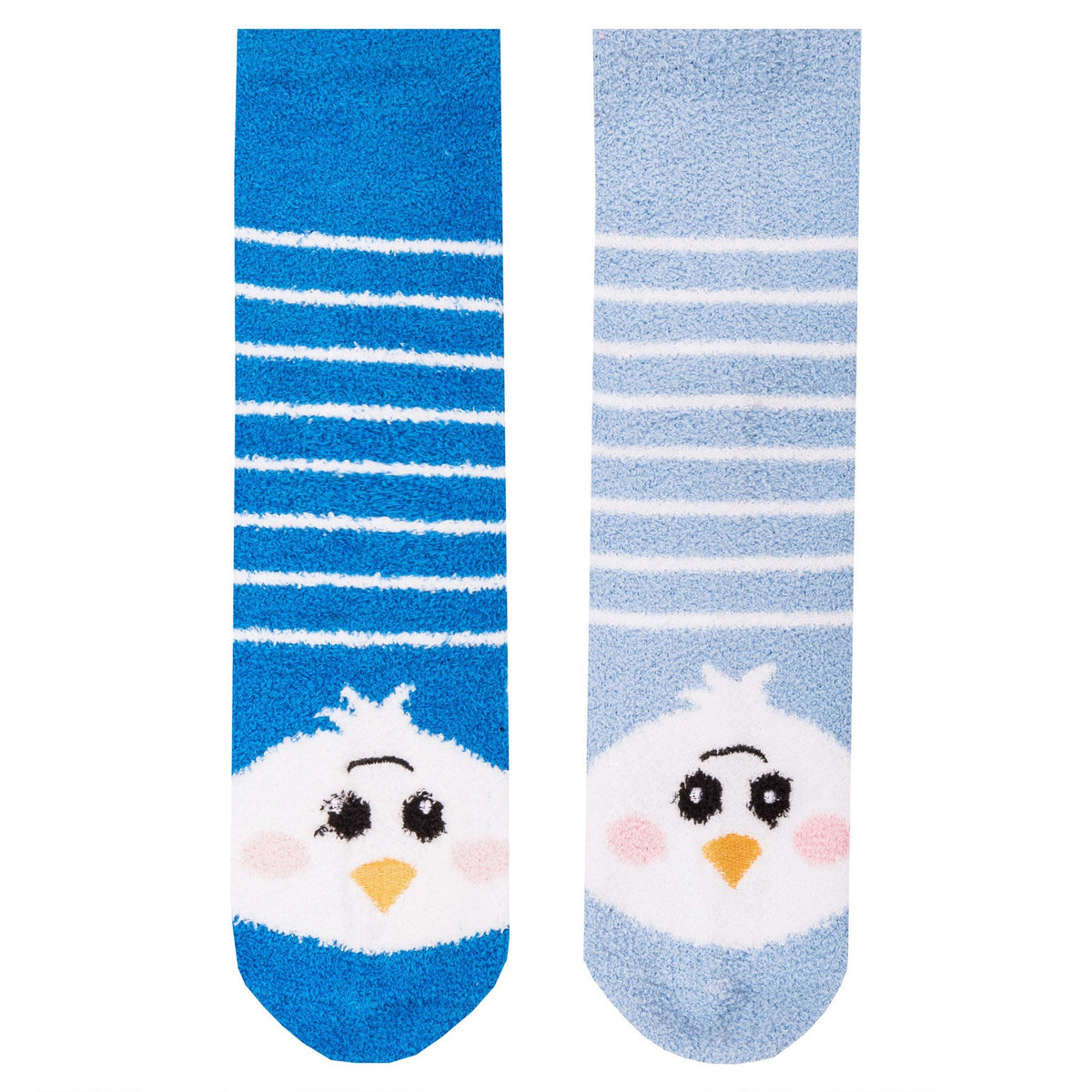 Women's Soft Anti-Skid Micro-Plush Winter Crew Socks - Set A7 - Bird [Gift Packaged]