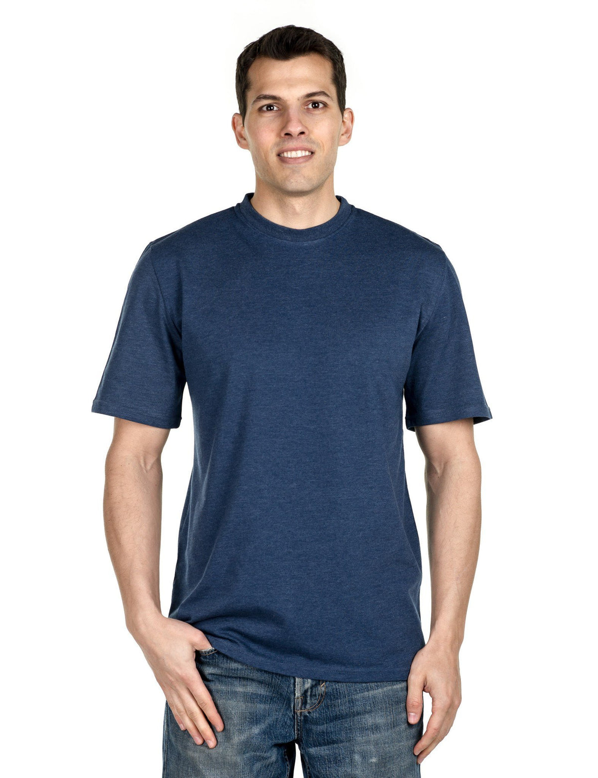 Men's 2-Pack Premium Knit T-Shirts - Black/Navy