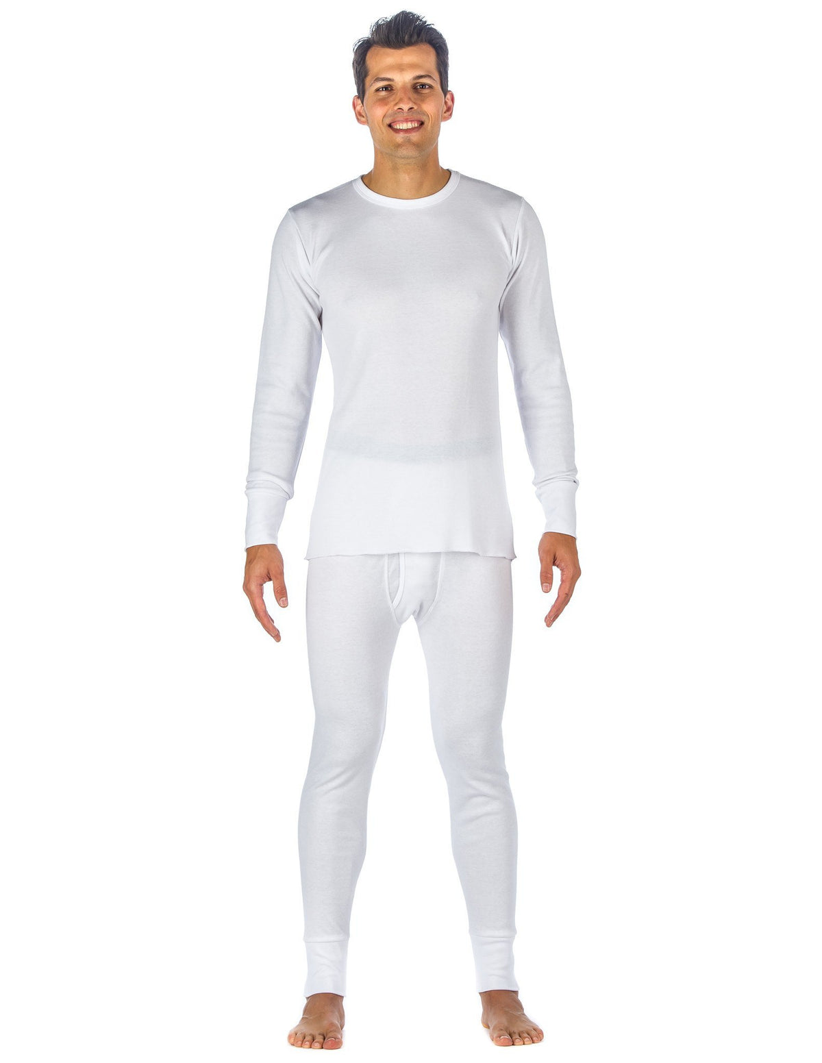 Men's 'Soft Comfort' Premium Thermal Set - White
