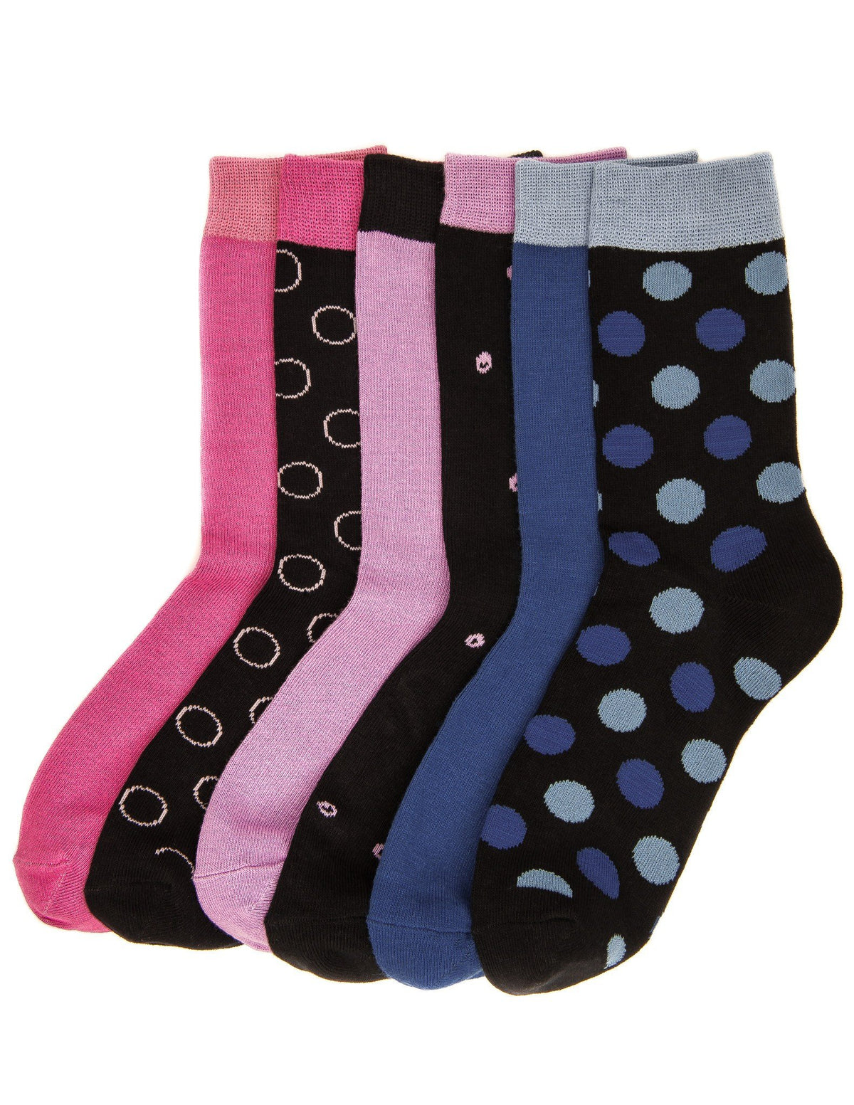 Women's Combed Cotton Premium Crew Socks - SET A2
