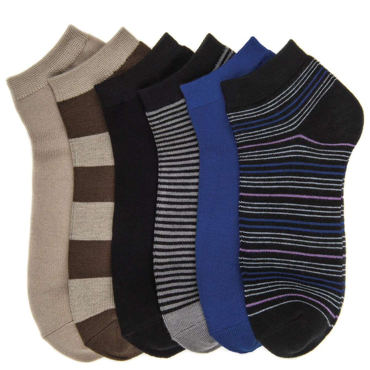 Women's Soft Premium Low Cut Socks - 6 Pairs - Set 2