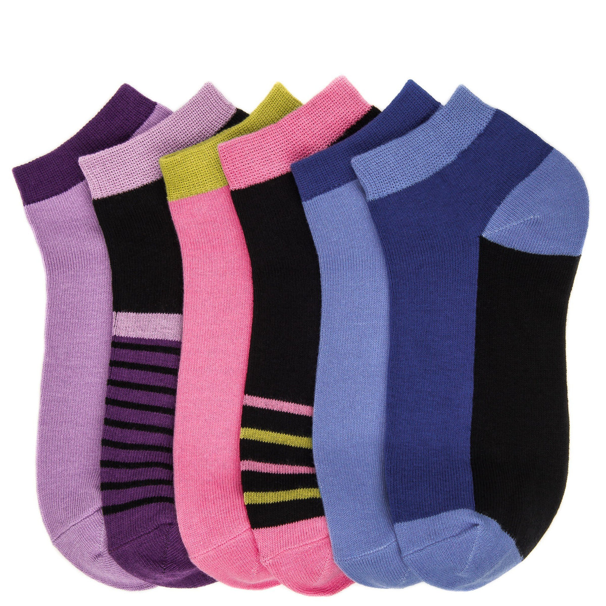 Women's Combed Cotton Premium Low Cut Socks - SET A3