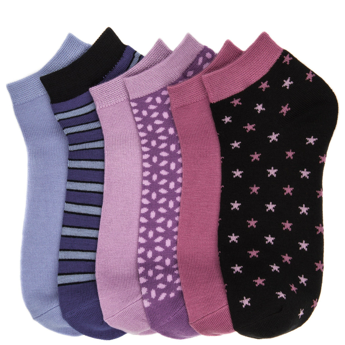 Women's Soft Premium Low Cut Socks - 6 Pairs - Set 6