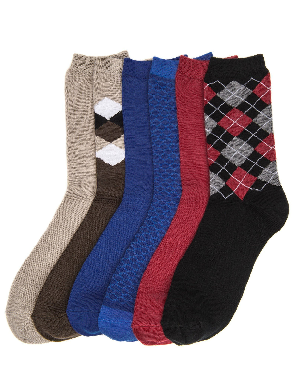 Women's Soft Premium Crew Socks - 6 Pairs - Set 6