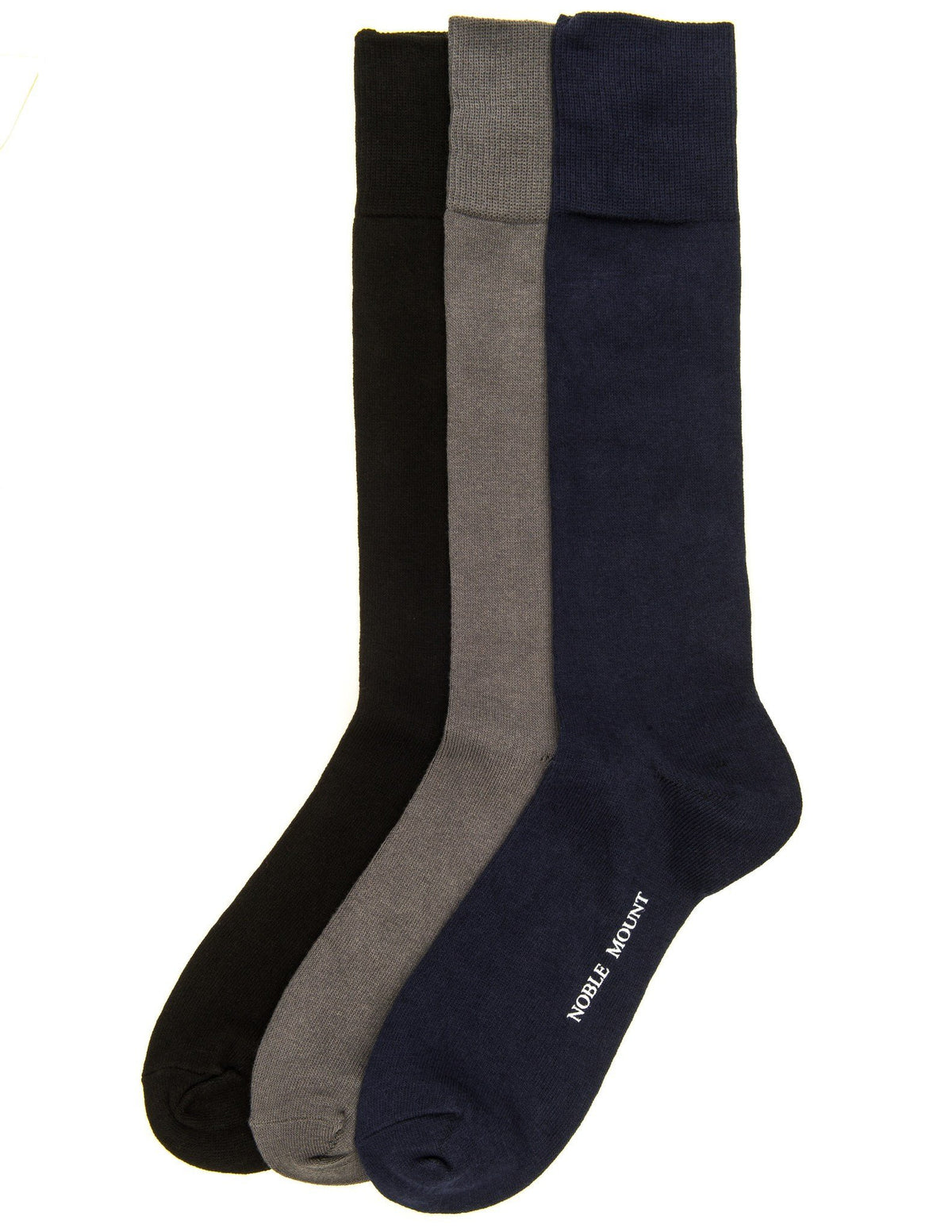 Men's Combed Cotton Dress Socks 3-Pack - Set B5