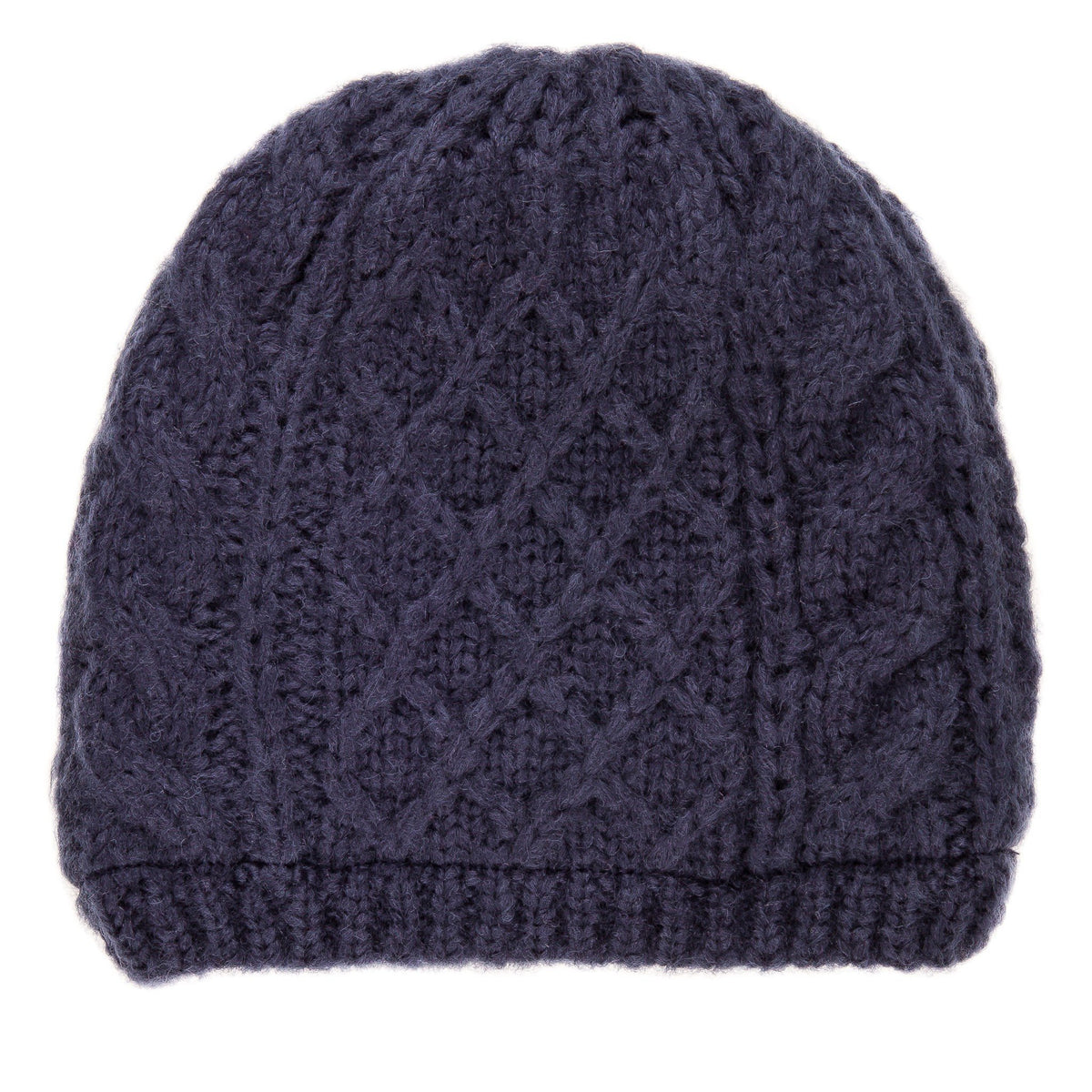 Men's Super-Soft Cable Knit Avalanche Winter Hat - Navy