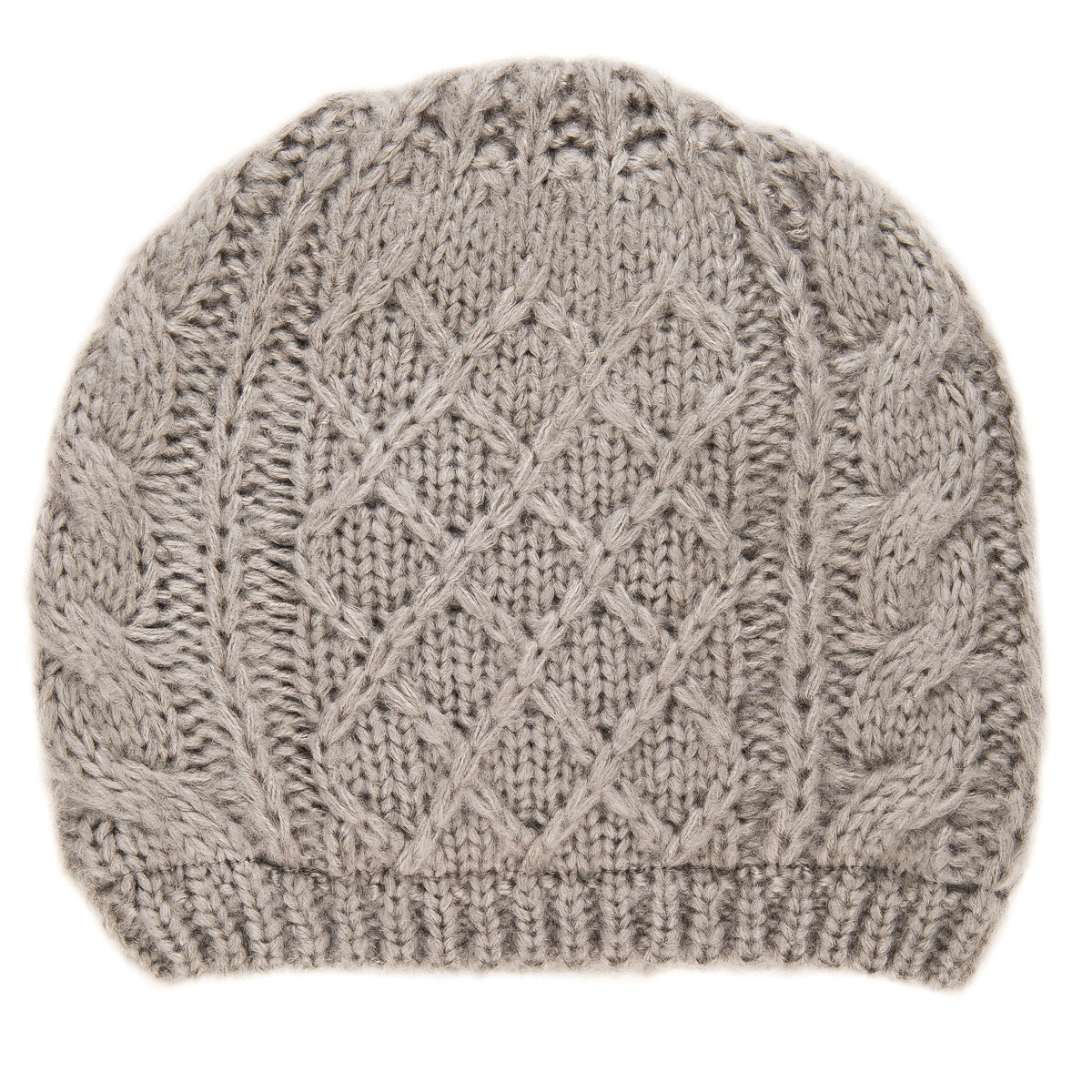 Men's Super-Soft Cable Knit Avalanche Winter Hat - Grey