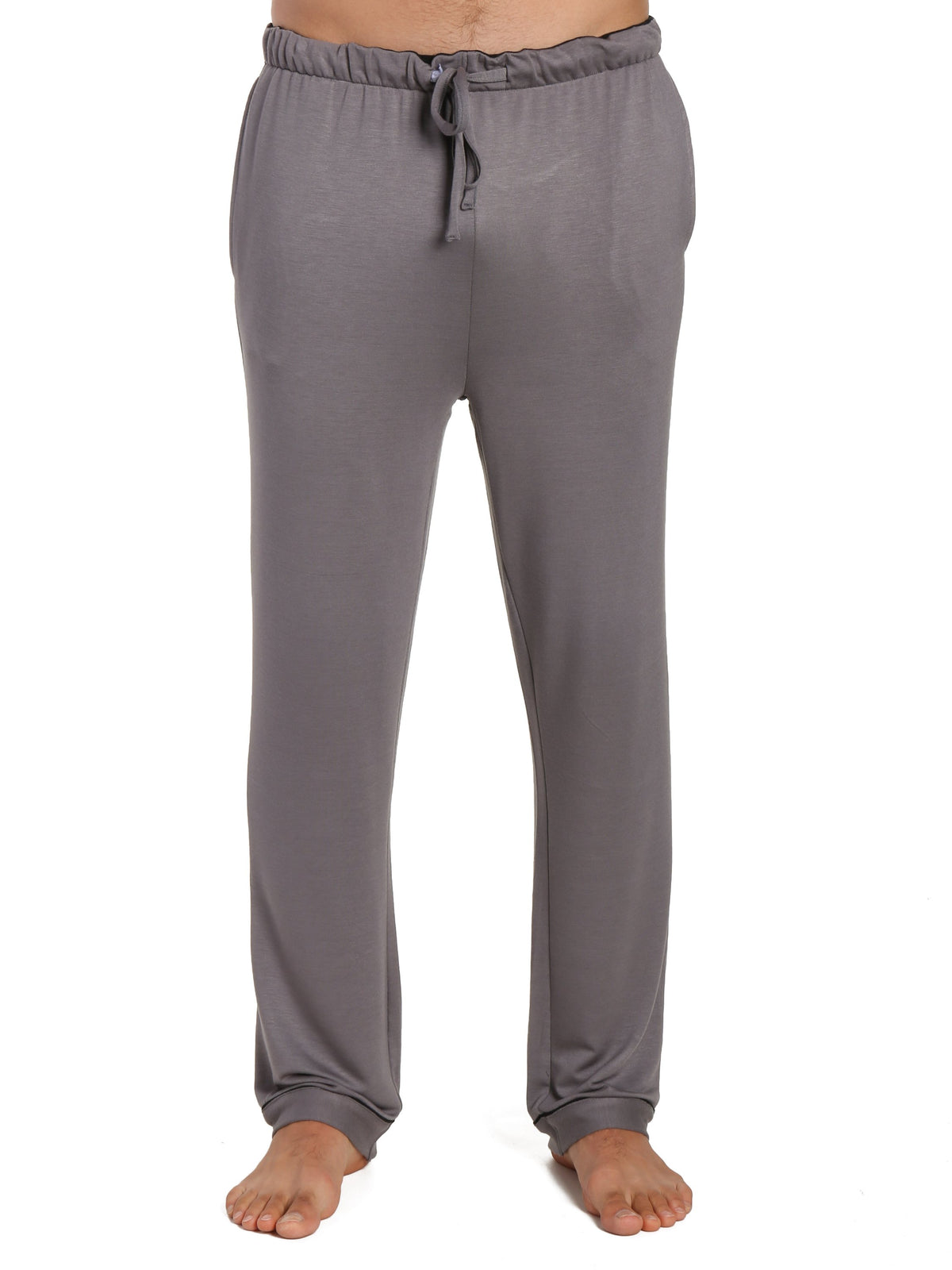 Men's Jersey Knit French Terry Lounge Pants - Dark Grey
