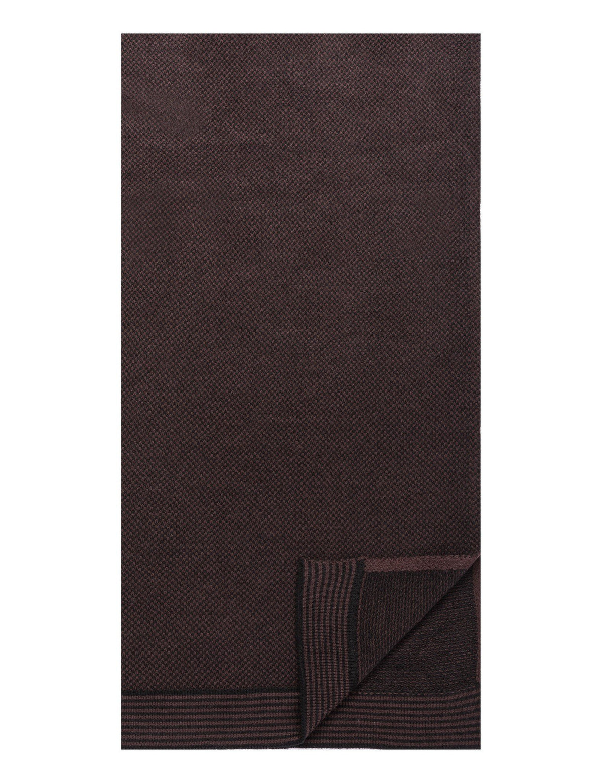 Men's Uptown Premium Knit Marled Scarf - Fig/Black