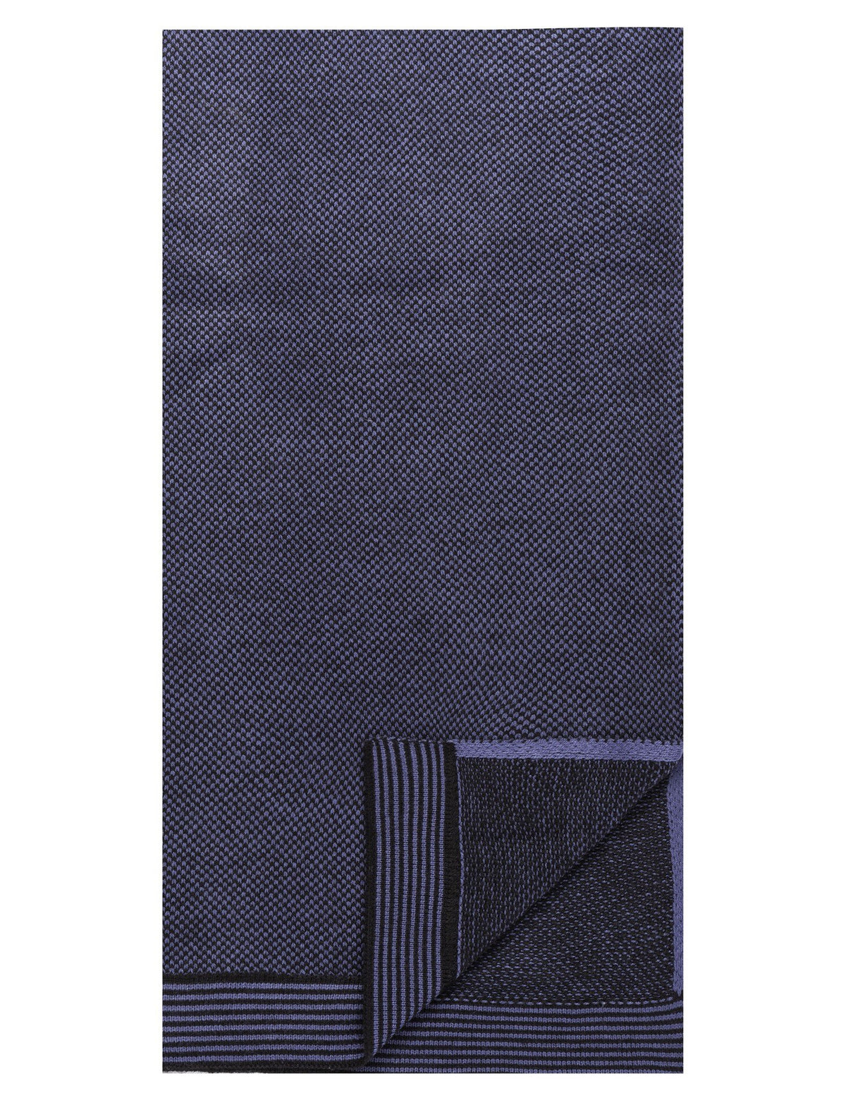 Men's Uptown Premium Knit Marled Scarf - Navy/Black